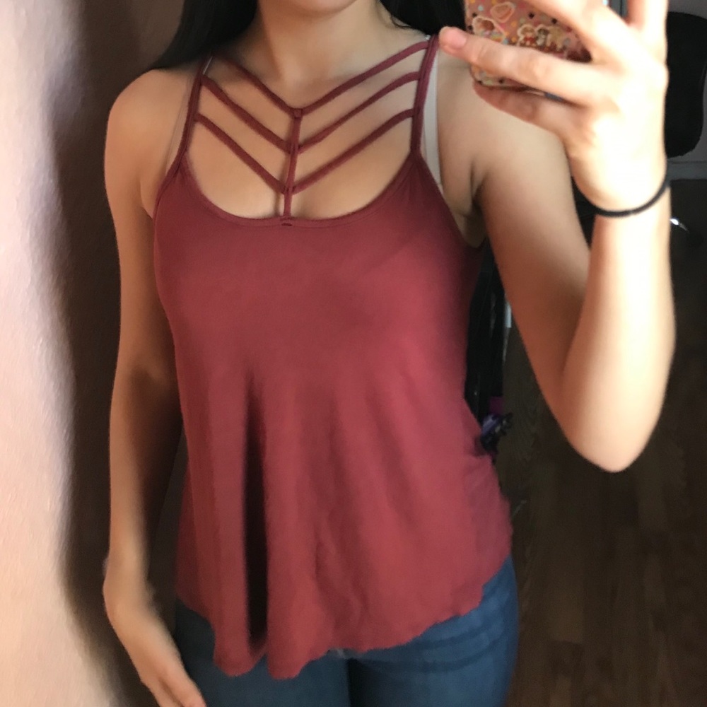 Maroon Tank Top
